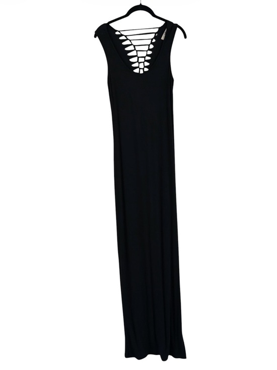Ya Los Angeles Dresses & Skirts - Ya Los Angeles Black Maxi Dress with Ladder Back Size M
